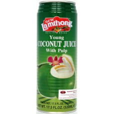 Lamthong Coconut Juice With Pulp 520ml
